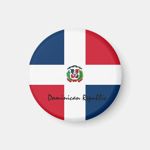 Aimant Drapeau dominicain & Amérique du Sud - Amateurs de
