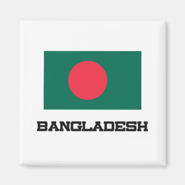 Aimant Drapeau du Bangladesh (Devant)