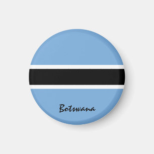 Aimant Drapeau du Botswana et Africain - fans de voyages/