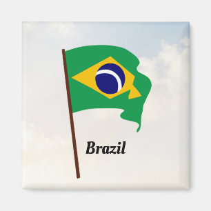 Aimant Drapeau du Brésil