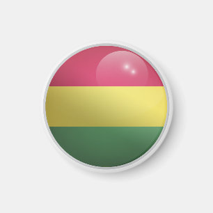 Aimant Drapeau du cercle glacé de Bolivie
