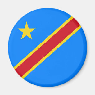 Aimant Drapeau du Congo Kinshasa