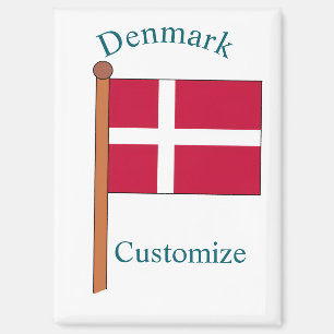Aimant Drapeau du Danemark Thunder_Cove