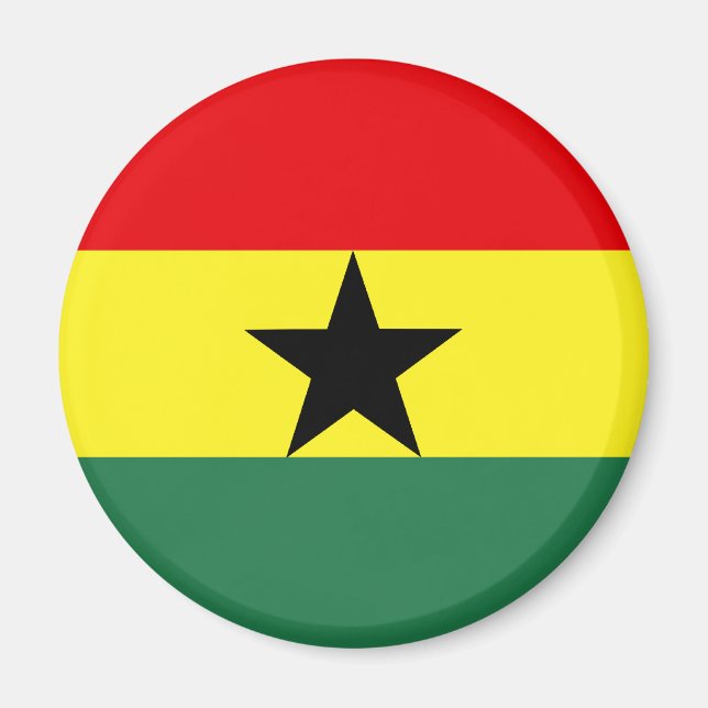 Aimant Drapeau du Ghana (Devant)
