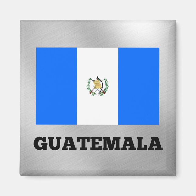 Aimant Drapeau du Guatemala (Devant)