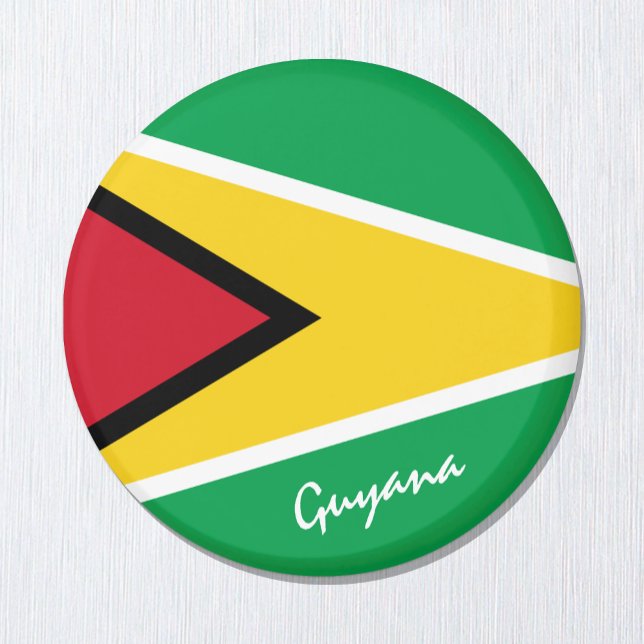 Aimant Drapeau du Guyana & Amérique du Sud - Amateurs de  (Créateur téléchargé)