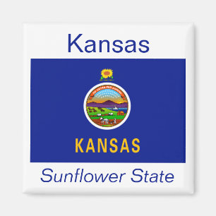 Aimant Drapeau du Kansas