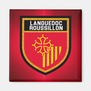Aimant Drapeau du Languedoc-Roussillon