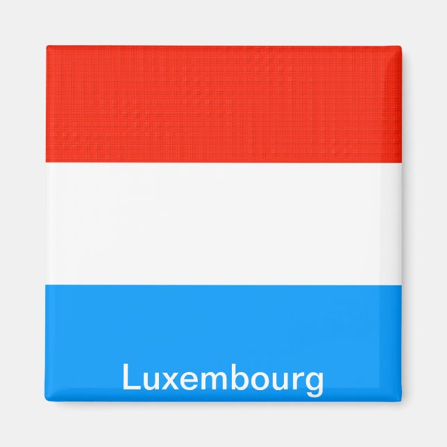 Aimant Drapeau du Luxembourg (Devant)