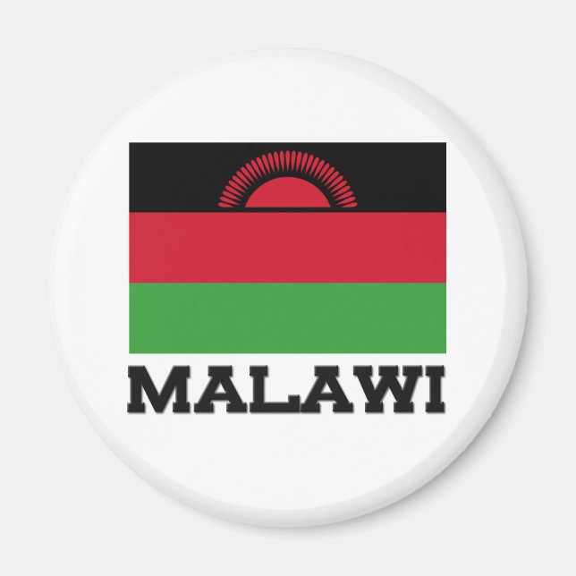 Aimant Drapeau du Malawi (Devant)