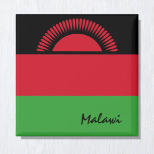 Aimant Drapeau du Malawi & Vacances en Afrique/Vacances s