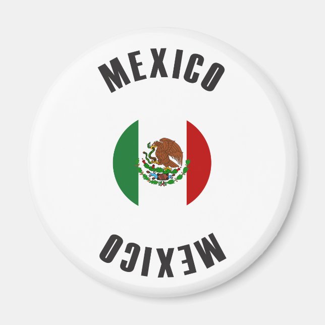 Aimant Drapeau du Mexique (Devant)