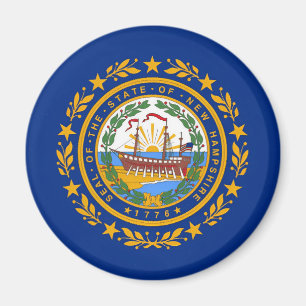 Aimant Drapeau du New Hampshire