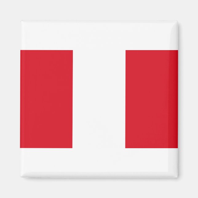 Aimant Drapeau du Pérou (Devant)