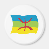 Aimant Drapeau du Peuple Berbère
