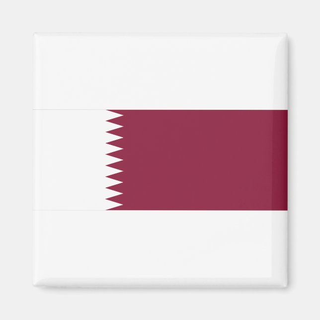 Aimant Drapeau du Qatar (Devant)