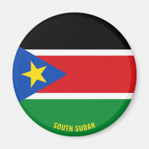 Aimant Drapeau du Sud-Soudan Charmant patriotique