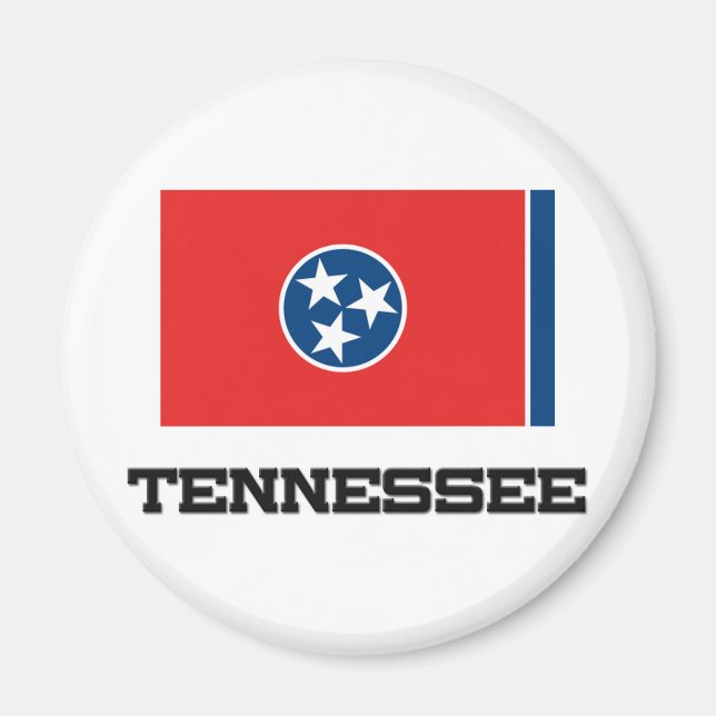 Aimant Drapeau du Tennessee (Devant)