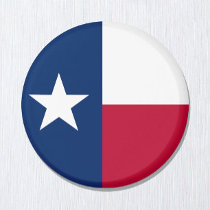 Aimant Drapeau du Texas et Texas, vacances/sports aux Ét