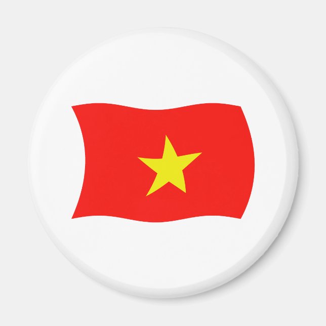 Aimant Drapeau du Viêt Nam (Devant)