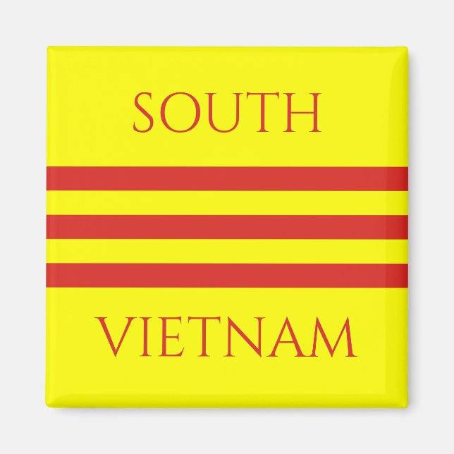 Aimant drapeau du vietnam du sud (Devant)