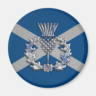 Aimant Drapeau écossais en fibre de carbone