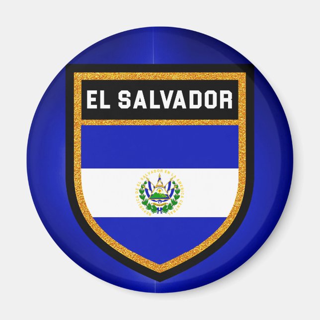 Aimant Drapeau El Salvador (Devant)