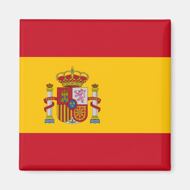 Aimant Drapeau espagnol (Espagne) (Devant)