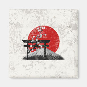 Aimant Drapeau et symboles du Japon ID153
