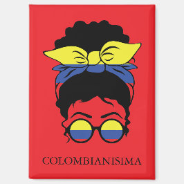 Aimant Drapeau féminin colombien CUTE COLOMBIANISIMA