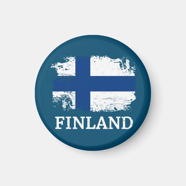 Aimant Drapeau Finlande (Devant)