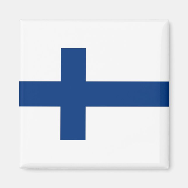 Aimant Drapeau Finlande (Devant)