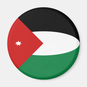Aimant drapeau fisheye Jordan