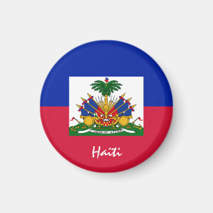 Aimant Drapeau haïtien et Haïti - voyage, vacances/spor
