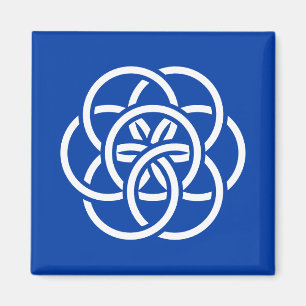 Aimant Drapeau international de la planète Terre