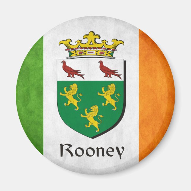 Aimant Drapeau irlandais Rooney (Devant)