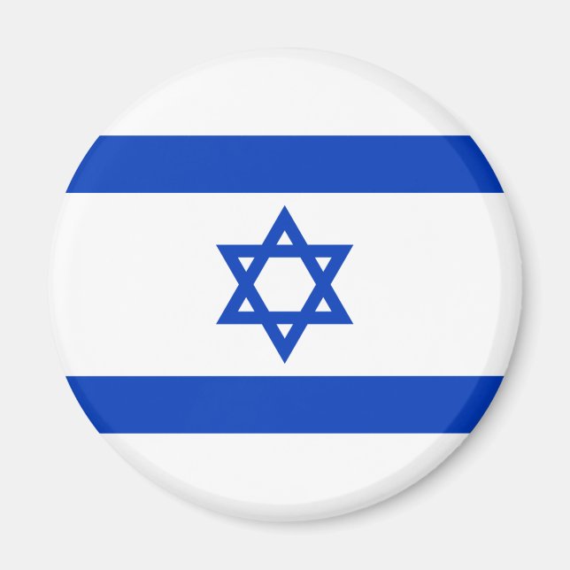 Aimant Drapeau israélien (Israël) (Devant)