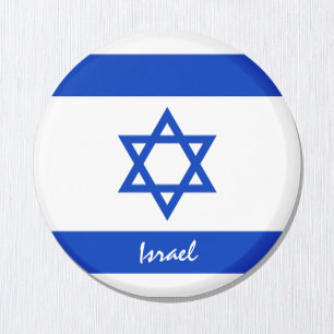 Aimant Drapeau israélien & Israël - fans de voyages/sport