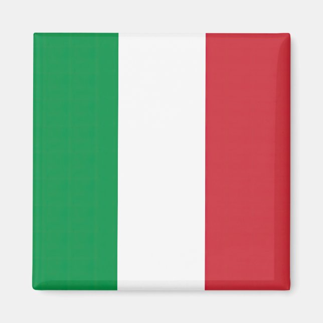 Aimant Drapeau Italie Tricolore (Devant)