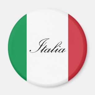 Aimant Drapeau italien - drapeau de l'Italie - l'Italie