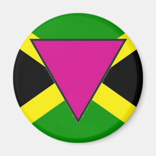 Aimant Drapeau jamaïcain de gay pride