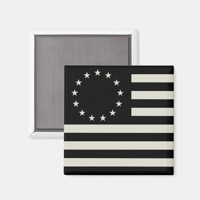 Aimant Drapeau Manga, Betsy Ross ou Drapeau Cercle Améric (Recto/Verso)