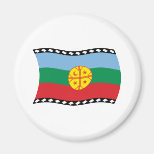 Aimant Drapeau Mapuches