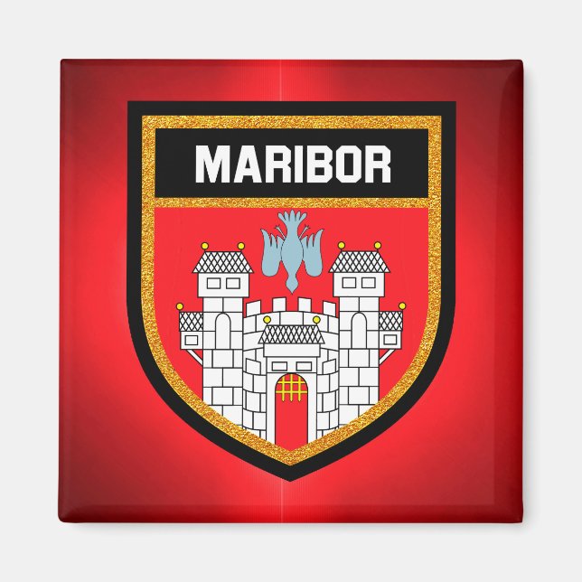 Aimant Drapeau Maribor (Devant)