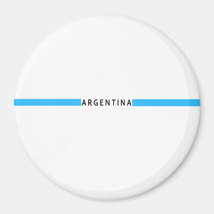 Aimant Drapeau minimaliste argentin