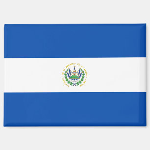 Aimant Drapeau national de l'aimant rectangle du Salvador