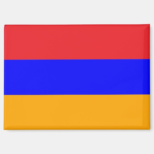 Aimant Drapeau national de l'Arménie (Recto)