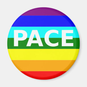 Aimant Drapeau Pace(Peace) italien