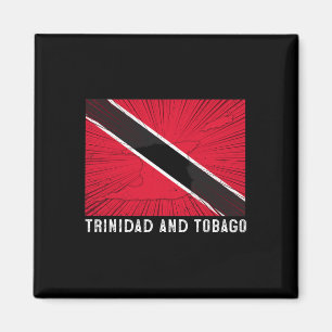 Aimant Drapeau patriotique délabré de Trinité-et-Tobago T