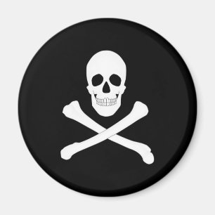Aimant Drapeau Pirate (Jolly roger)